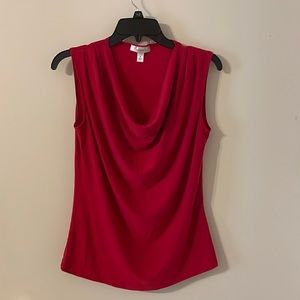Dressy red tank from Dress Barn